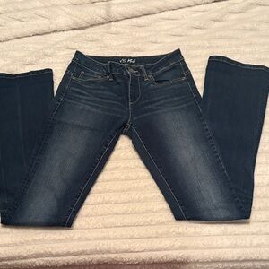Victoria's Secret Midi Dark Indigo Boot Cut Jeans